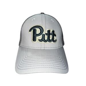 PITT PANTHERS NEW ERA NEO MESH 39THIRTY FLEX HAT - GREY L/XL